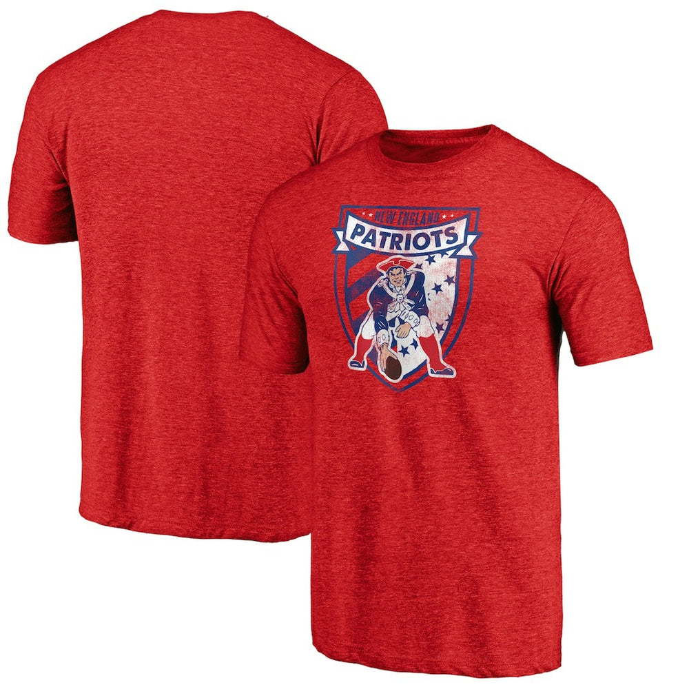 New England Patriots Hometown Collection The Shield Tri-Blend T-Shirt