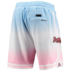 Atlanta Braves Pro Standard Team Logo Pro Ombre Shorts | MLB Discount