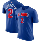 Cade Cunningham Detroit Pistons Icon 2022/23 Name & Number T-Shirt sale Discount