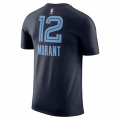 Ja Morant Memphis Grizzlies Icon 2022/23 Name & Number T-Shirt Online