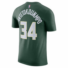 Giannis Antetokounmpo Milwaukee Bucks Icon 2022/23 Name & Number T-Shirt On Sale
