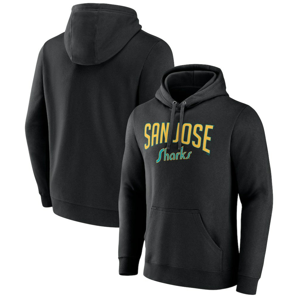 San Jose Sharks Fanatics Special Edition 2.0 Wordmark Pullover Hoodie On Sale