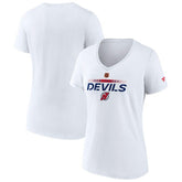New Jersey Devils Fanatics Women's Special Edition V-Neck T-Shirt On Sale