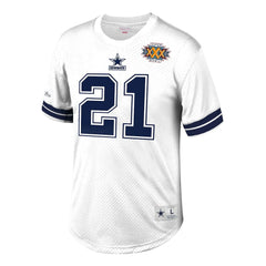 Dallas Cowboys Mitchell & Ness Deion Sanders Retired Player Name & Number Mesh Top