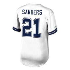 Dallas Cowboys Mitchell & Ness Deion Sanders Retired Player Name & Number Mesh Top