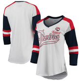 Minnesota Twins Touch Women's Base Runner 3/4-Sleeve V-Neck T-Shirt | MLB Shop