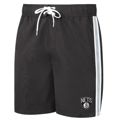 Brooklyn Nets G-III Sports by Carl Banks Sand Beach Volley Swim Shorts New