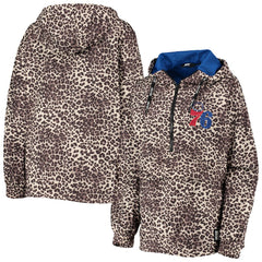 Philadelphia 76ers DKNY Sport Women's Gabriella Windbreaker Half-Zip Hoodie Online