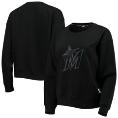 Miami Marlins DKNY Sport Women's Carrie Pullover Sweatshirt | MLB Online