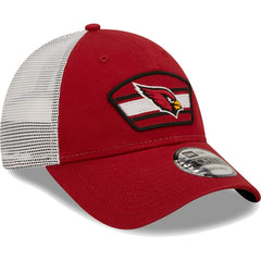 Arizona Cardinals New Era Logo Patch Trucker 9FORTY Snapback Hat