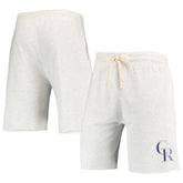 Colorado Rockies Concepts Sport Mainstream Terry Tri-Blend Shorts | MLB Online