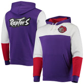 Toronto Raptors Hardwood Classics Fusion 2.0 Colorblock Pullover Hoodie Outlet