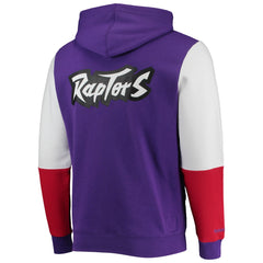 Toronto Raptors Hardwood Classics Fusion 2.0 Colorblock Pullover Hoodie Outlet