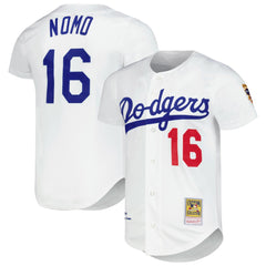 Hideo Nomo Los Angeles Dodgers Mitchell & Ness Cooperstown Collection Authentic Jersey | MLB Shop