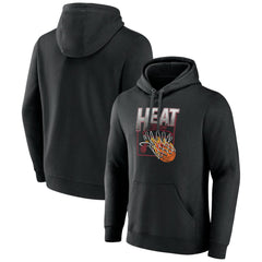 Miami Heat Alley Oop Pullover Hoodie New