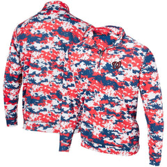 Washington Nationals Digital Camo Performance Quarter-Zip Pullover Jacket | MLB On Sale