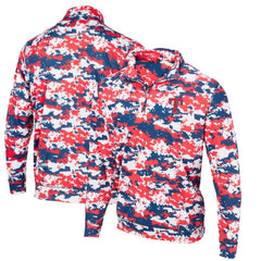 Texas Rangers Digital Camo Performance Quarter-Zip Pullover Jacket | MLB For sale