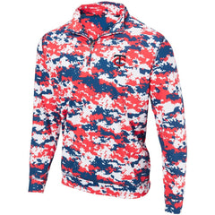 Minnesota Twins Digital Camo Performance Quarter-Zip Pullover Jacket | MLB US
