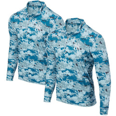 New York Yankees Digital Camo Performance Quarter-Zip Pullover Jacket | MLB Online