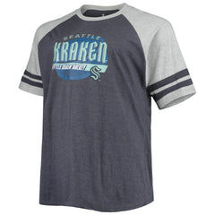 Seattle Kraken Big & Tall Raglan T-Shirt Sale