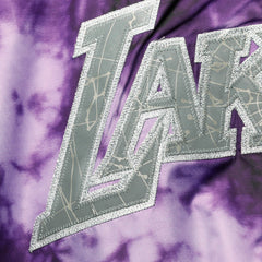 Los Angeles Lakers Women's Galaxy Sublimated Windbreaker Pullover Full-Zip Hoodie On Sale