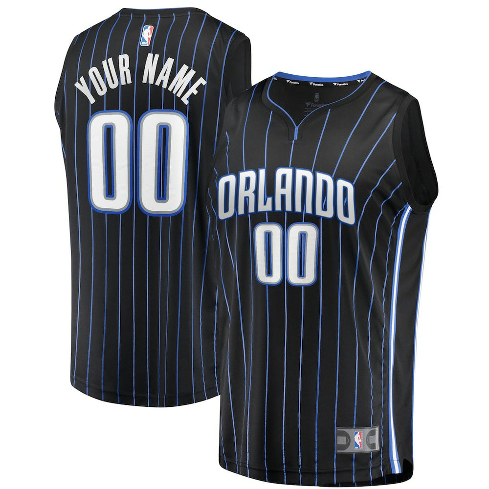Orlando Magic Youth Fast Break Replica Custom Jersey Black On Sale