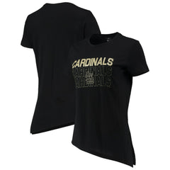 St. Louis Cardinals Levelwear Women's Birch Delta Asymmetrical T-Shirt | MLB Shop