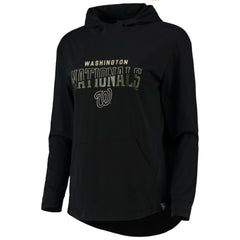 Washington Nationals Levelwear Women's Vivid Scuba Neck Pullover Hoodie | MLB On Sale