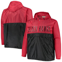 Chicago Blackhawks Big & Tall Anorak Half-Zip Pullover Hoodie For Sale