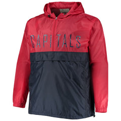 Washington Capitals Big & Tall Anorak Half-Zip Pullover Hoodie Sale
