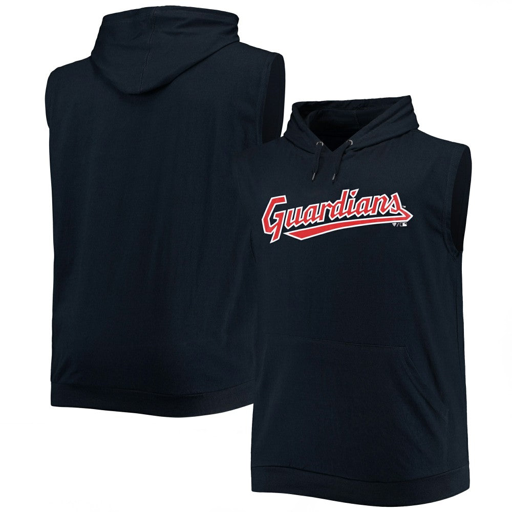 Cleveland Guardians Jersey Muscle Sleeveless Pullover Hoodie | MLB Shop