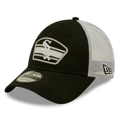 Chicago White Sox New Era Logo Patch 9FORTY Trucker Snapback Hat | MLB New