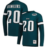 Philadelphia Eagles Mitchell & Ness Brian Dawkins Retired Player Name & Number Long Sleeve Top