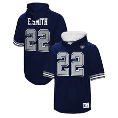 Dallas Cowboys Mitchell & Ness Emmitt Smith Retired Player Mesh Name & Number Hoodie T-Shirt