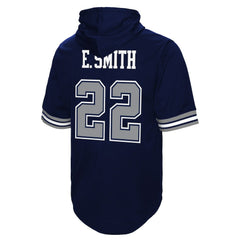 Dallas Cowboys Mitchell & Ness Emmitt Smith Retired Player Mesh Name & Number Hoodie T-Shirt