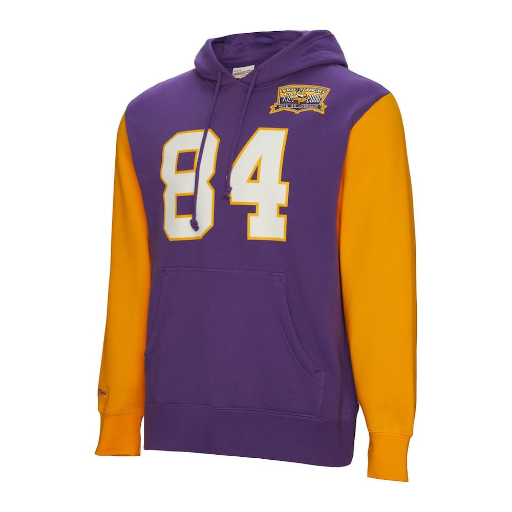 Minnesota Vikings Mitchell & Ness Randy Moss Retired Player Name & Number Pullover Hoodie