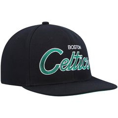 Boston Celtics Hardwood Classics Script 2.0 Snapback Hat For Sale