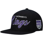 Sacramento Kings Hardwood Classics Script 2.0 Snapback Hat New