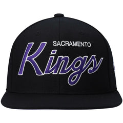 Sacramento Kings Hardwood Classics Script 2.0 Snapback Hat New