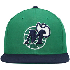 Dallas Mavericks Hardwood Classics Team Two-Tone 2.0 Snapback Hat sale New