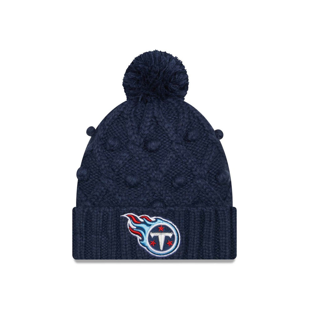 Tennessee Titans New Era Women's Toasty Cuffed Knit Hat with Pom