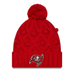 Tampa Bay Buccaneers New Era Women's Toasty Cuffed Knit Hat with Pom