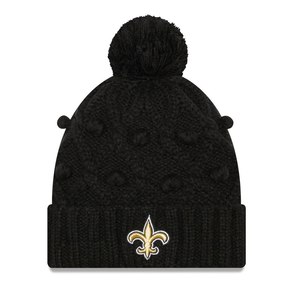 New Orleans Saints New Era Women's Toasty Cuffed Knit Hat with Pom