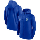 England National Team Strike Raglan Hoodie Full-Zip Track Jacket Blue - Nike