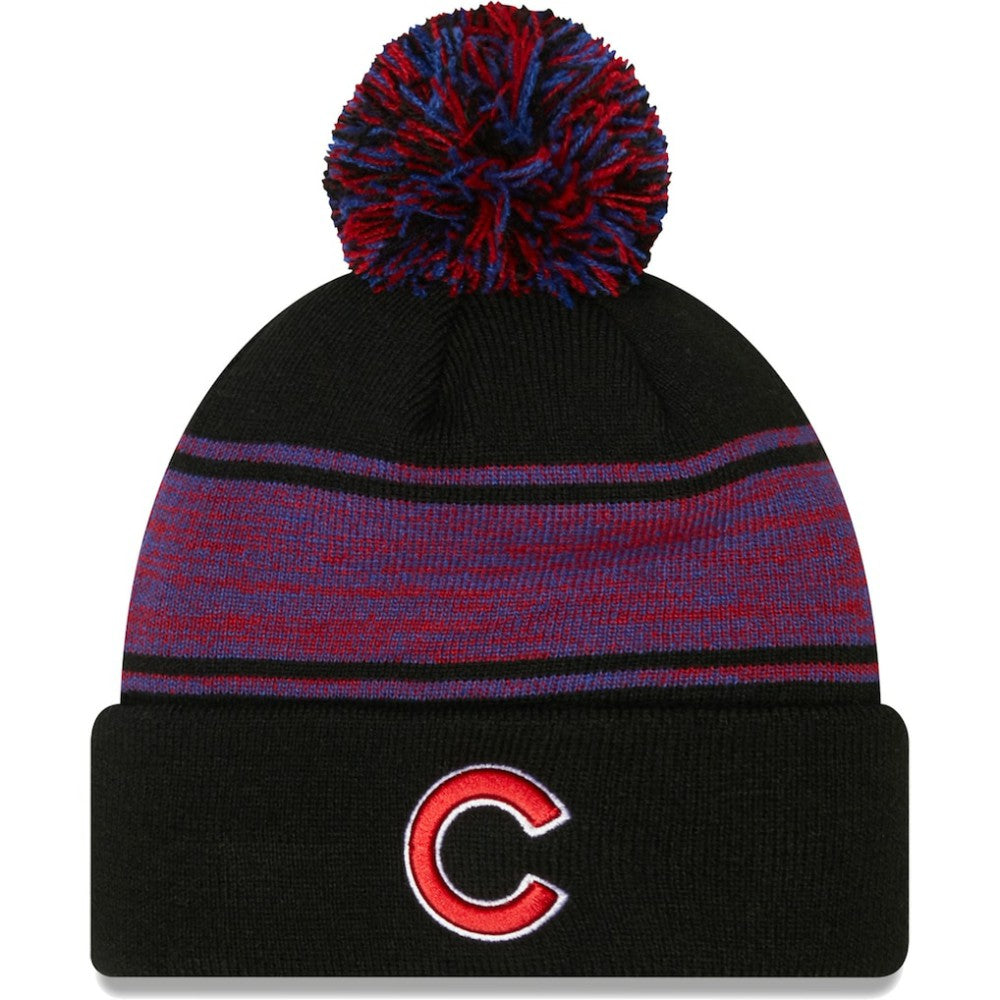 Chicago Cubs New Era Chilled Cuffed Knit Hat with Pom | MLB Near me