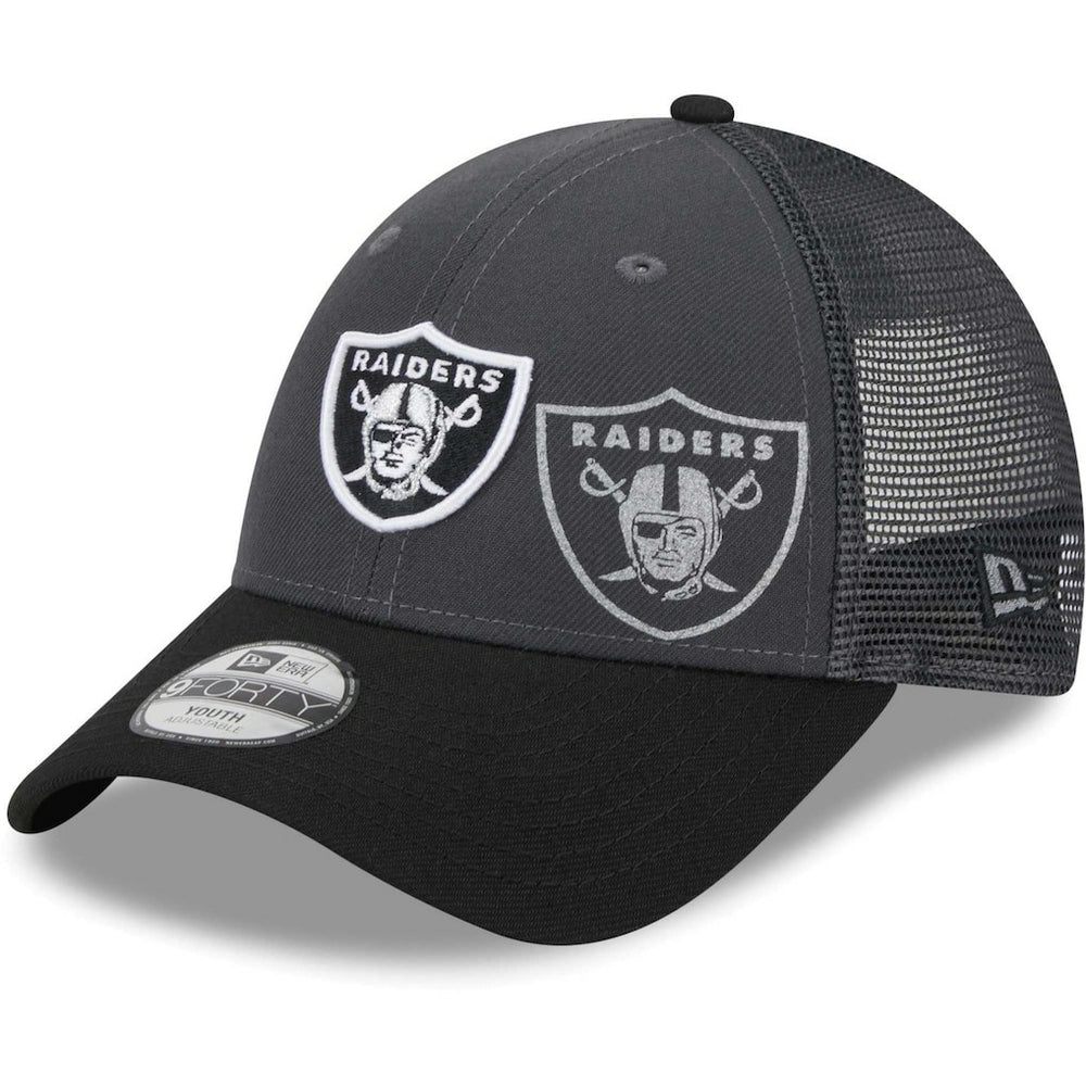 Las Vegas Raiders New Era Youth Reflect 9FORTY Adjustable Hat