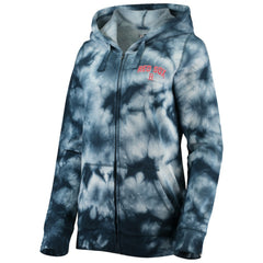 Boston Red Sox New Era Women's Tie-Dye Full-Zip Hoodie | MLB New