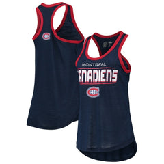 Montreal Canadiens G-III Sports by Carl Banks Women's Showdown Slub Racerback Tank Top Sale