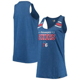 Philadelphia 76ers Women's Scoop-Neck Racerback Tank Top On Sale