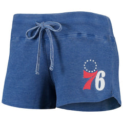 Philadelphia 76ers Concepts Sport Women's Resurgence Slub Burnout Raglan Top & Shorts Sleep Set For Sale